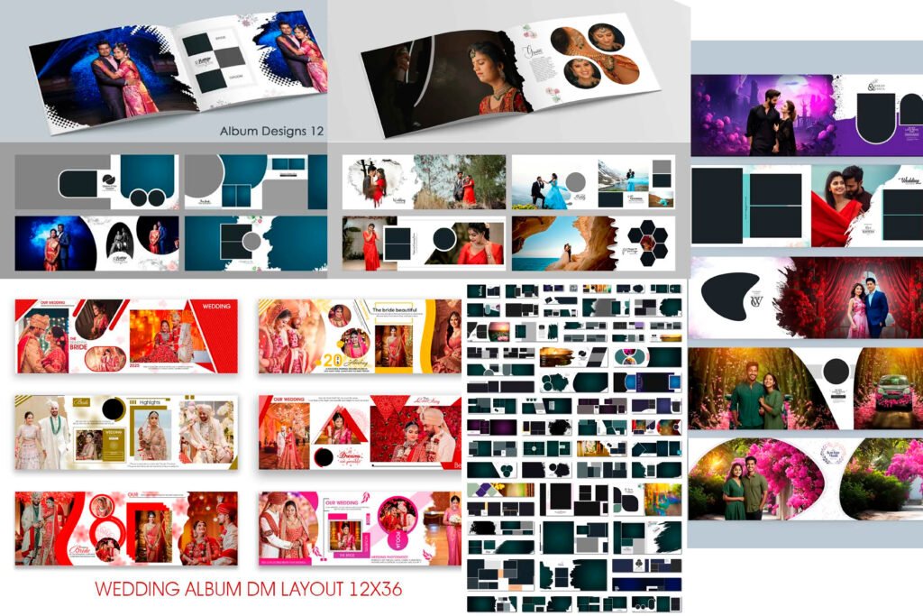 Free Wedding Album PSDs 
